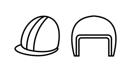 Helmet icon vector. safety helmet icon