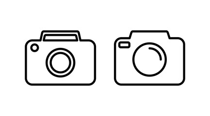 Camera Icon in trendy flat style isolated. Camera symbol web site design
