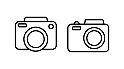 Camera Icon in trendy flat style isolated. Camera symbol web site design
