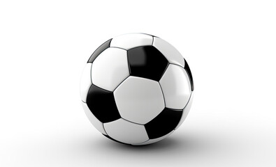 soccer ball isolated on white