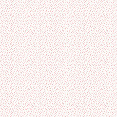 Seamless background with random elements. Abstract pink ornament. Dotted abstract pattern