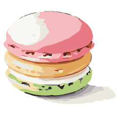 macaroon dessert sweet