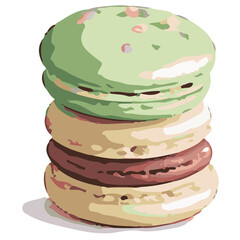 macaroon dessert sweet