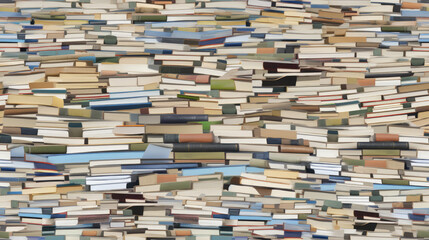 big heap school books . background and wallpaper concept 