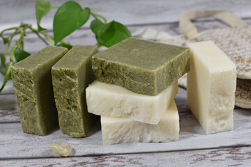 Author's useful handmade soap made from natural materials