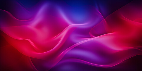 Dark blue violet purple magenta pink burgundy red abstract background for design. Color gradient, ombre. Wave, fluid. Bright light wavy line, spot. Neon, glow, flash, shine template Rough grain noise