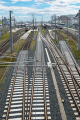 Fototapeta premium Villach railway station, Austria.