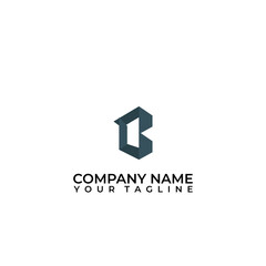 Initial letter logo OB, BO logo with building themes