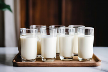 Milk food group still life. 