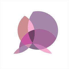 Geometric pattern background, art abstract circle vector.