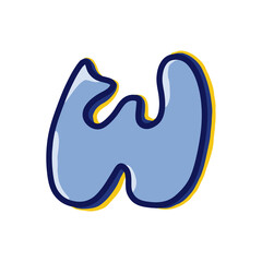 W cute character designs 