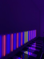 Fototapeta premium Colorful neon lights ambiance