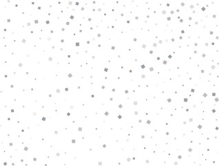 Magic Silver Square Confetti