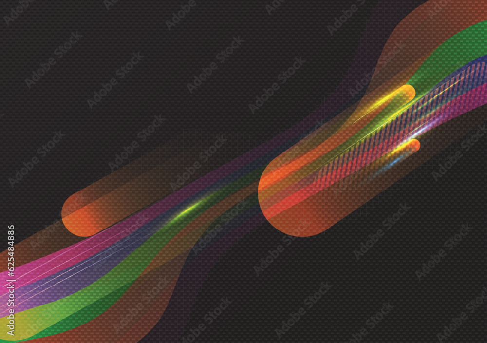 Aufkleber technology background color vector for web and design