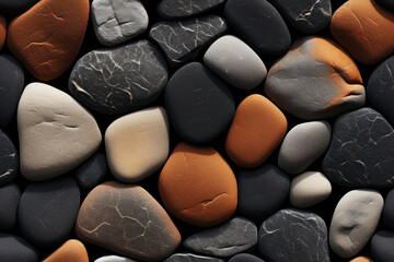 Stone wall texture background. Generative ai.