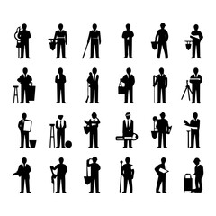 people icons set