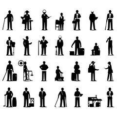 people icons set