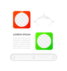 Industrial technology infographic chart design element set. Abstract vector symbols for infochart with blank copy spaces. Editable instructional graphics kit. Montserrat-Bold, Regular fonts used