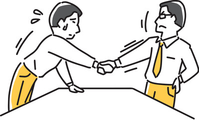 自分の陣地に呼び込む男性社員