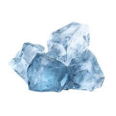 ice cubes isolated on white png  background 