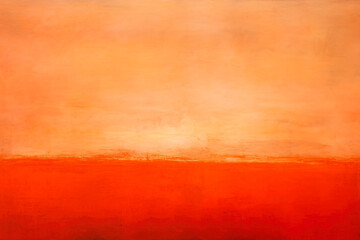 Orange backdrop, abstract color field illustration, generative AI background