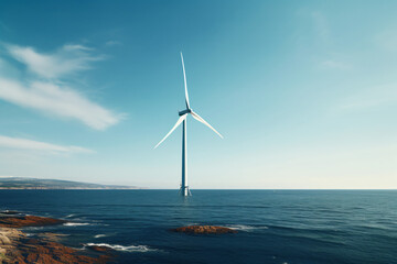 Windpower / wind-turbine / offshore / renewable energy / ecology.

Generative AI