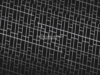 Gray line on black. Minimalist design. Cover design templates, business flyer layouts, wallpapers, etc.