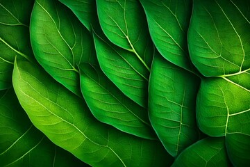 green leaf texture generative in ai