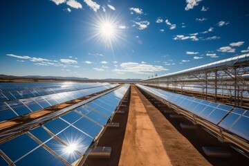 Concentrated Solar Power CSP Plant, Generative AI