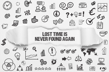 Lost time is never found again	
