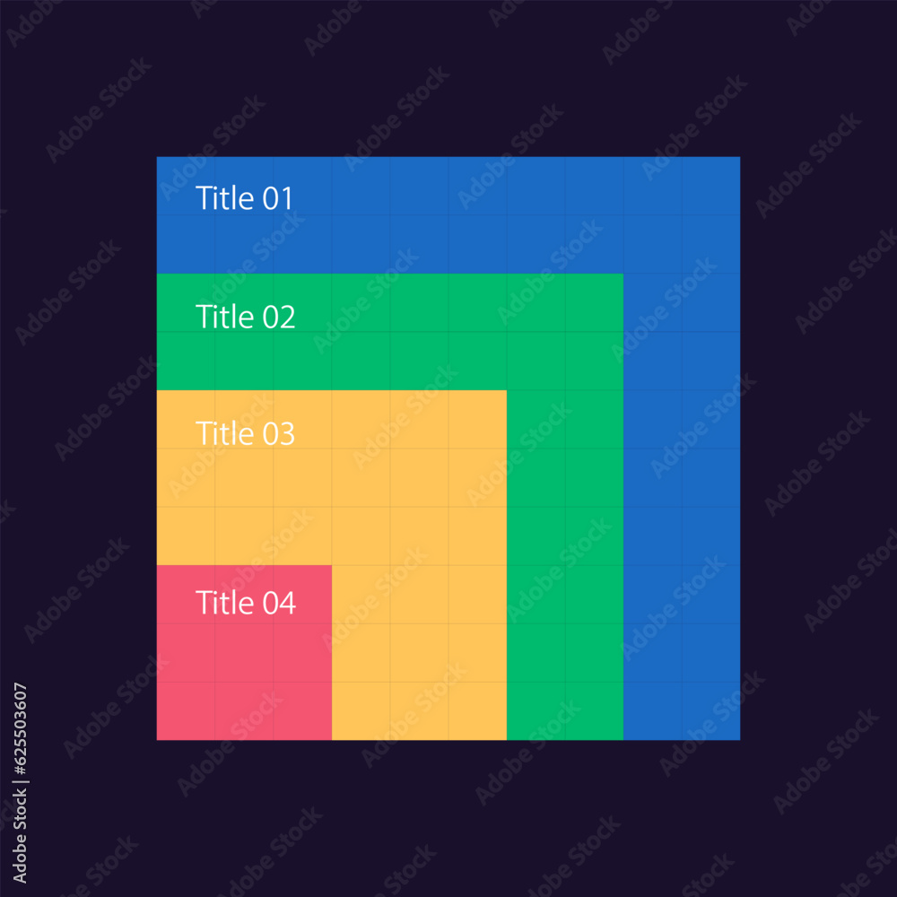 Poster startup development planning infographic chart design template for dark theme. company expanding. ed