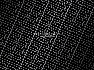 Gray line on black. Minimalist design. Cover design templates, business flyer layouts, wallpapers, etc.