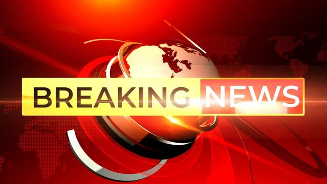 Breaking News Bumper 3D rendering background is perfect for any type of news or information presentation. The background features a stylish and clean layou