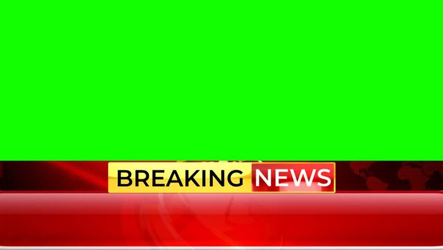 Breaking News Lower Third text 3D rendering background is perfect for any type of news or information presentation. The background features a stylish and clean layou