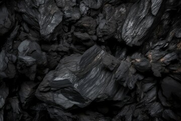 Coal background. Generate Ai