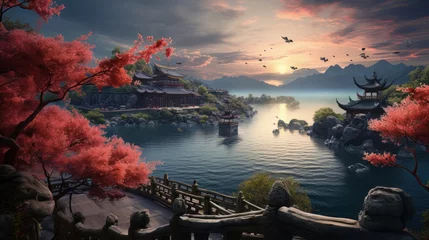 Fotobehang the world of martial arts fantasy © Tn