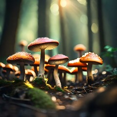 Enchanted Shroomwood: A Magical Mushroom Adventure