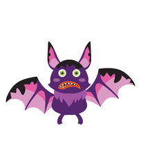 Halloween Bats Vector, Elements and Symbol
