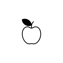 Apple icon design with white background stock illustration