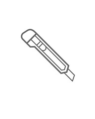 Fototapeta premium Doodle Style Cutter Icon, Hand Drawn Art Cutter Stock Illustration