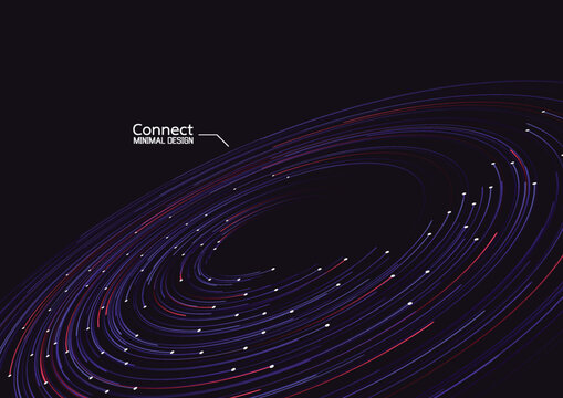 Abstract network connection. icon logo design. Vector Illustration