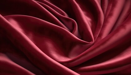 Opulent and lavish deep burgundy velvet fabric texture background