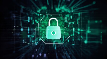 Ai technology futuristic background. Generative Ai