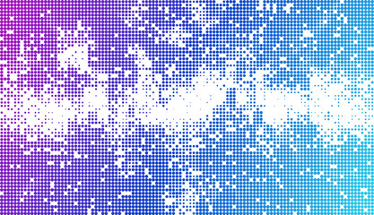 Purple and Blue Abstract Halftone Background