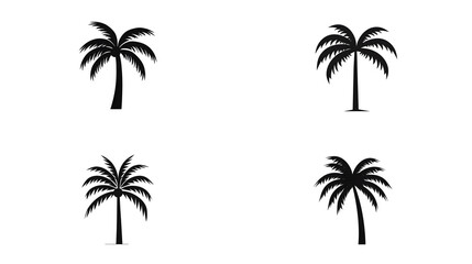 Fototapeta na wymiar palm tree clip art design