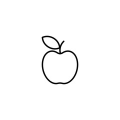 Apple icon design with white background stock illustration