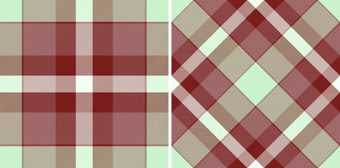 Textile background tartan of fabric vector seamless with a texture pattern check plaid.
