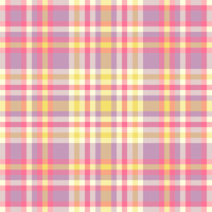 Seamless pattern texture of tartan background fabric with a vector check plaid textile.
