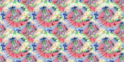 Rainbow Psychedelic Kaleidoscope. Seamless. Tye