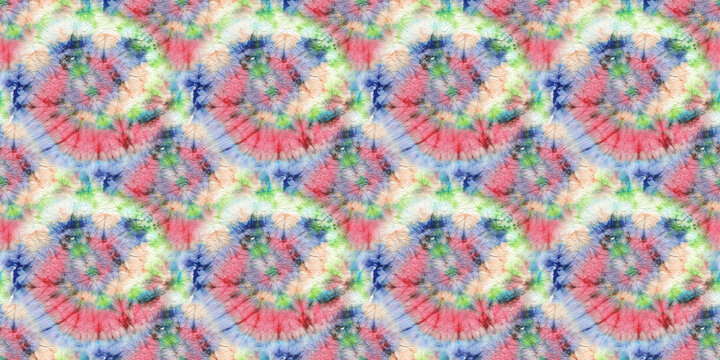 Rainbow Psychedelic Kaleidoscope. Seamless. Tye